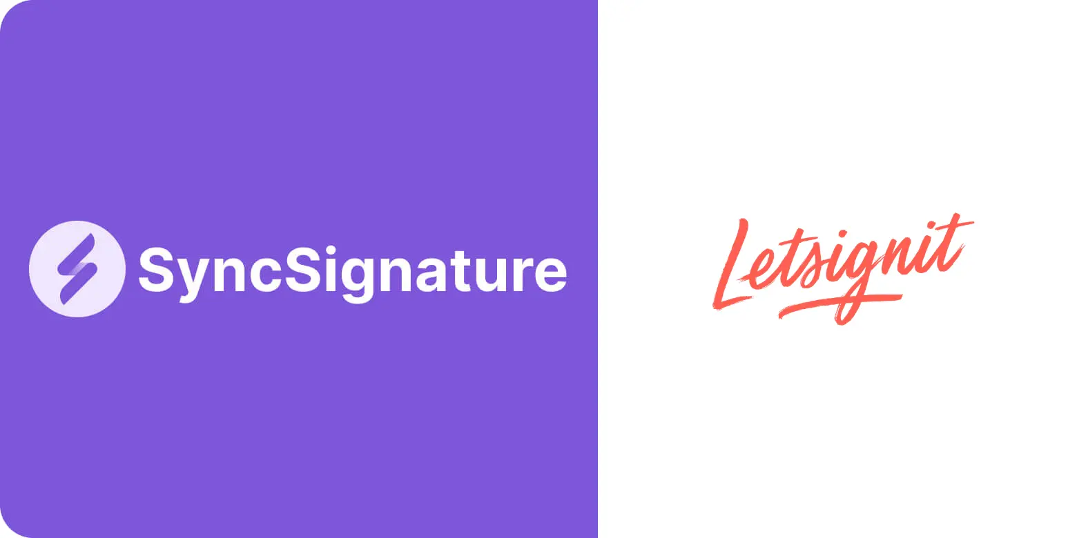 Best Letsignit Alternative - Free Email Signature Tool | SyncSignature