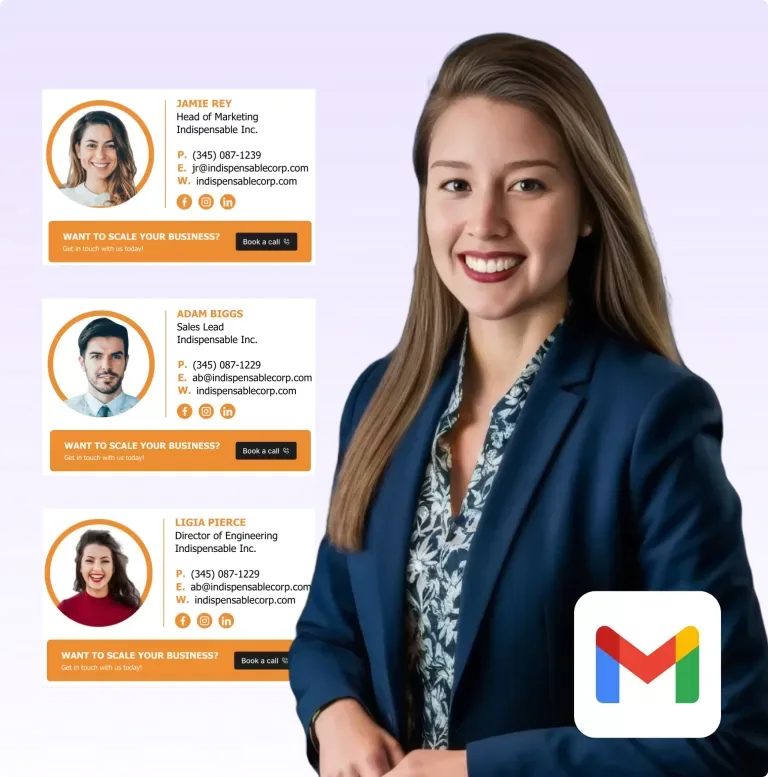 Gmail signature templates