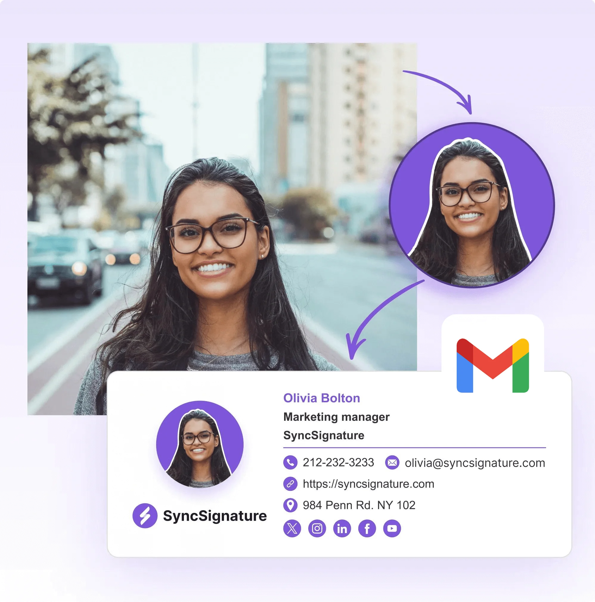 Gmail Signature Management Dashboard