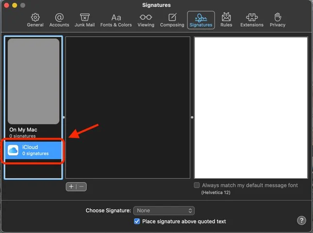 step to follow for how to add signature to email on mac