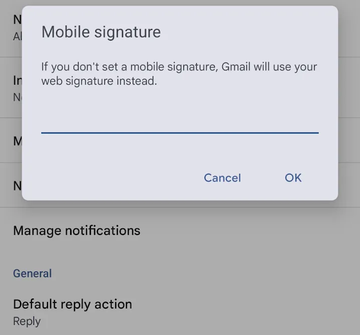 Gmail mobile signature same as desktop | SyncSignature